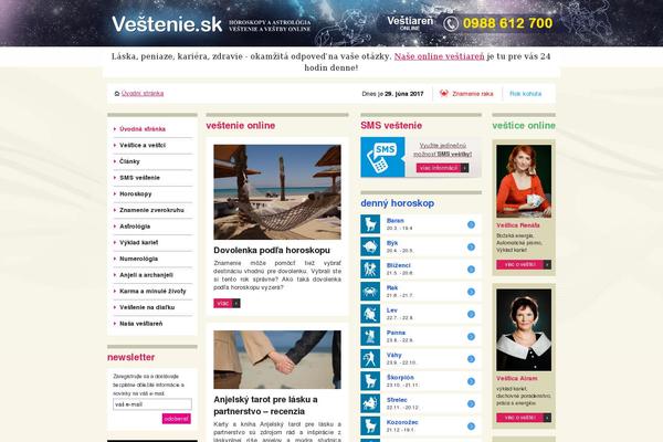 vestenie.sk site used Vestenie