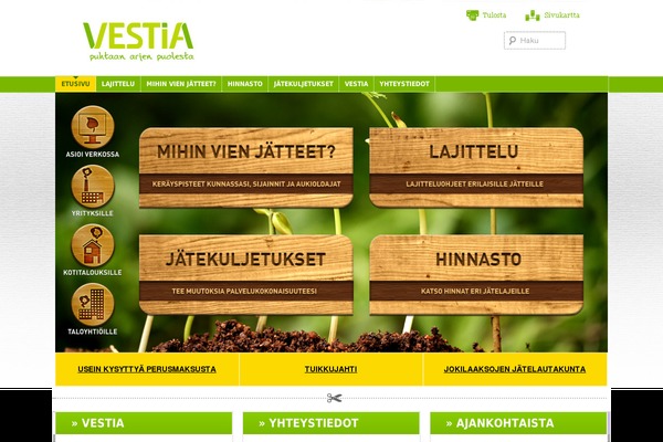 vestia.fi site used Vestia