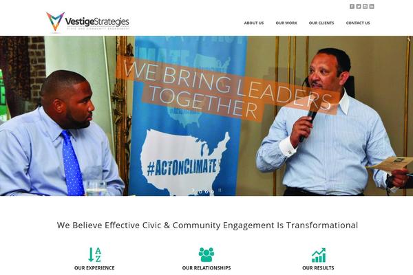 WordPress website example screenshot