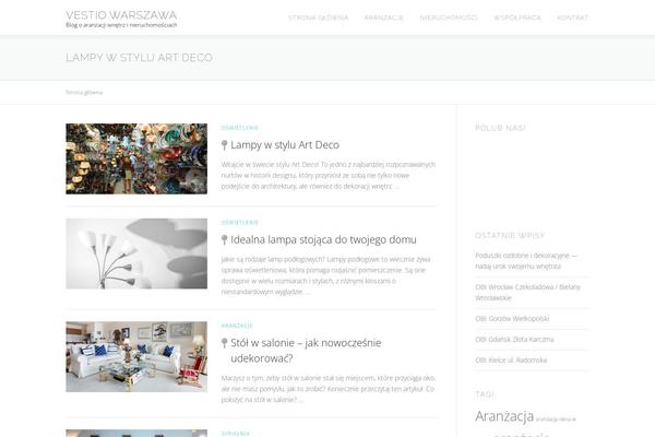 OnePress theme site design template sample