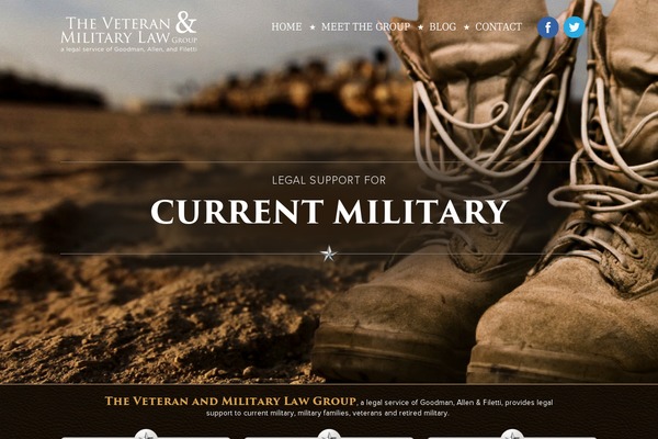 veteranmilitarylaw.com site used Gaf