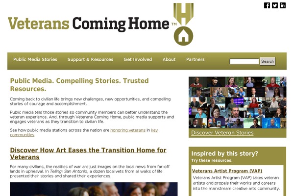 veteranscominghome.org site used Veteran_resources
