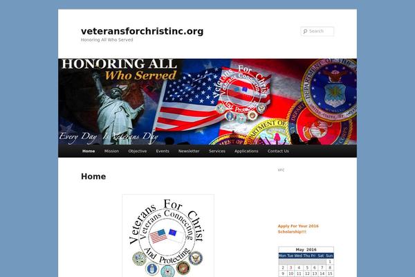 Site using Events-calendar plugin
