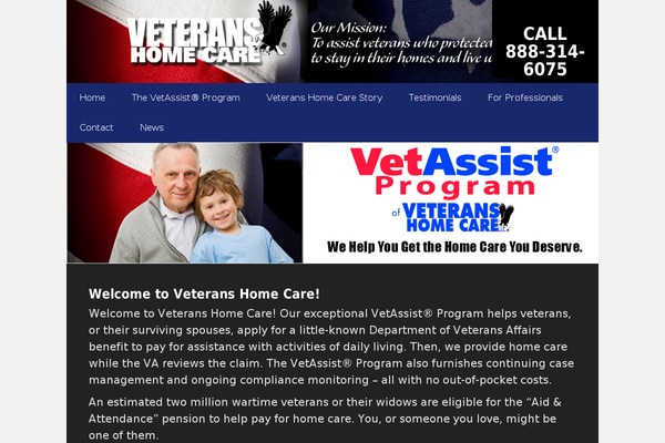 WordPress website example screenshot