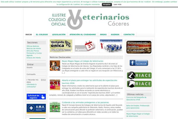 vetercaceres.com site used Lifestyle