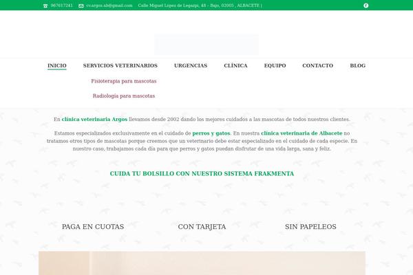 WordPress website example screenshot