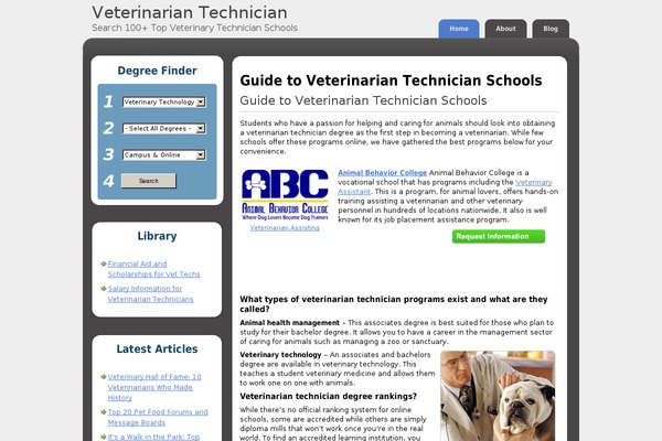 veterinariantechnician.org site used Brown-rush-new