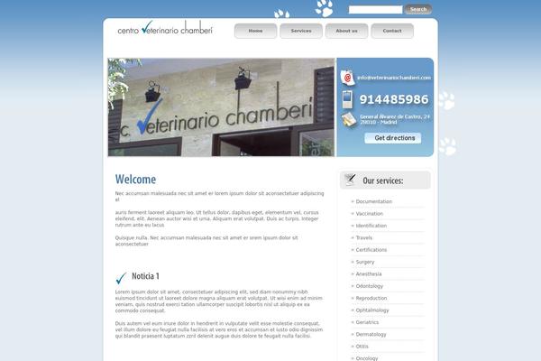 WordPress website example screenshot