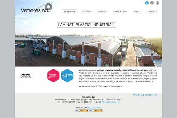 vetroresina.com site used Caleidos-vetroresina