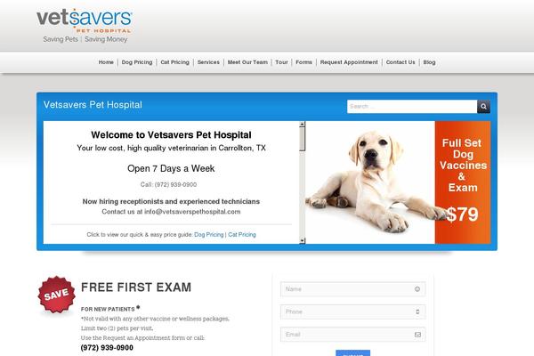 vetsaverspethospital.com site used Vetsavers