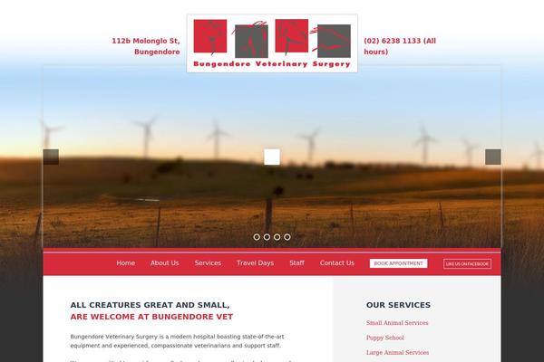 WordPress website example screenshot