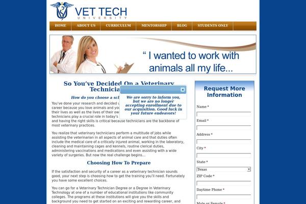 vettechuniversity.com site used Vmc