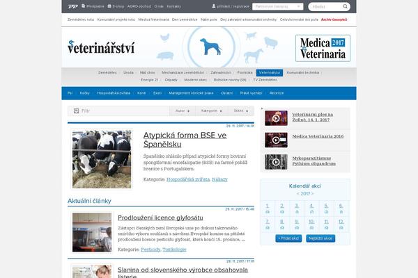 vetweb.cz site used Vetweb.cz