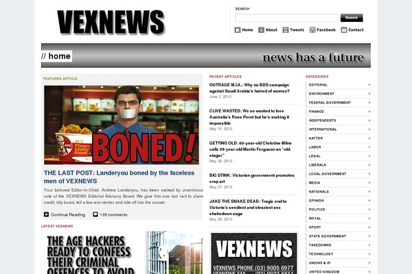 vexnews.com site used Vexnews