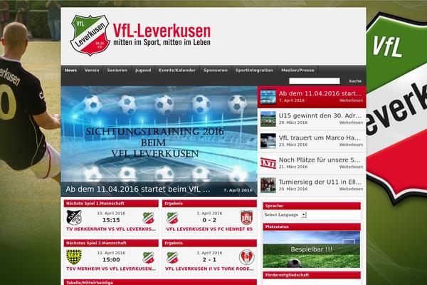 vfl-leverkusen.de site used Footballclub-2.6.0
