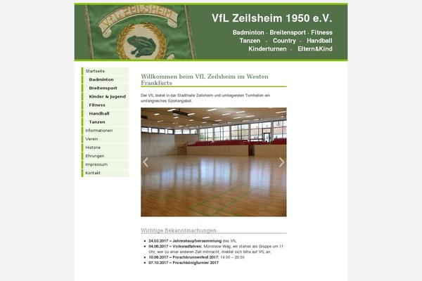 vfl-zeilsheim.de site used Vfl
