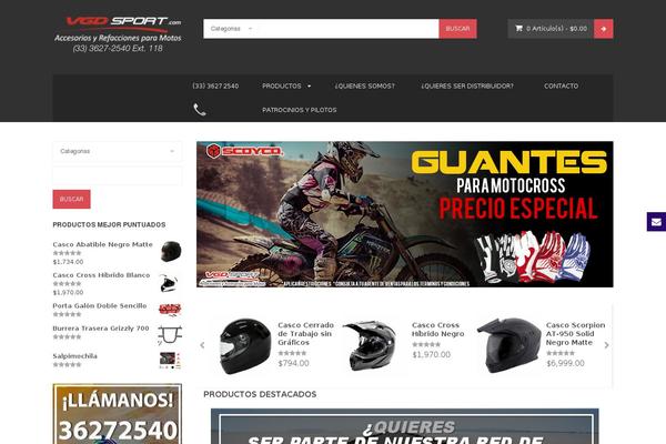 vgdsport.com site used Cacoon