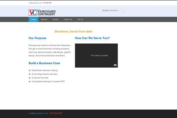 WordPress website example screenshot