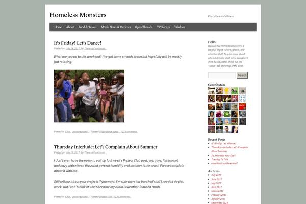 WordPress website example screenshot