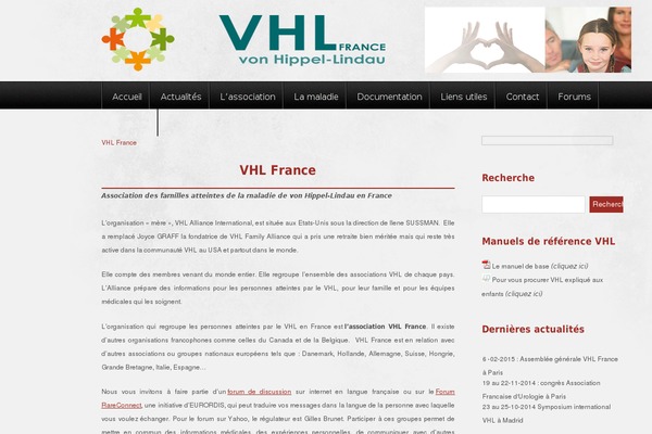 vhlfrance.org site used Double-exposure
