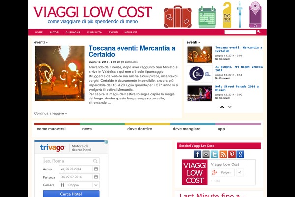 viaggi-lowcost.info site used InHype