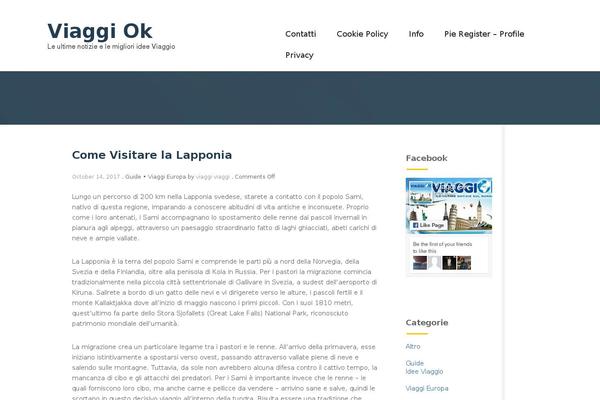 Vicem theme site design template sample