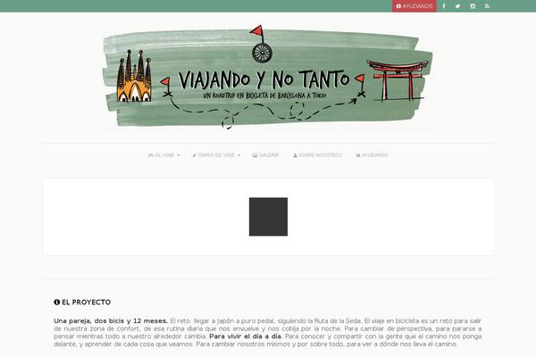 Travelista theme site design template sample