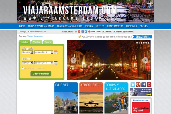 viajaraamsterdam.com site used Guiastravel