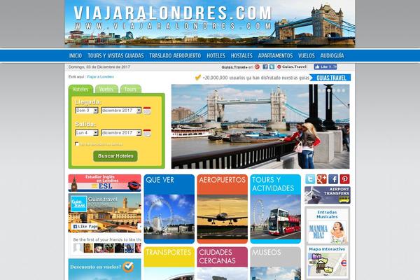 viajaralondres.com site used Guiastravel