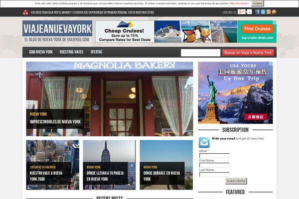 viajeanuevayork.es site used Viajered-2012