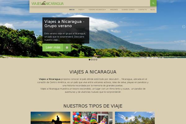 viajesanicaragua.es site used Tarannatheme