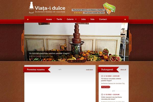 Bordeaux theme site design template sample