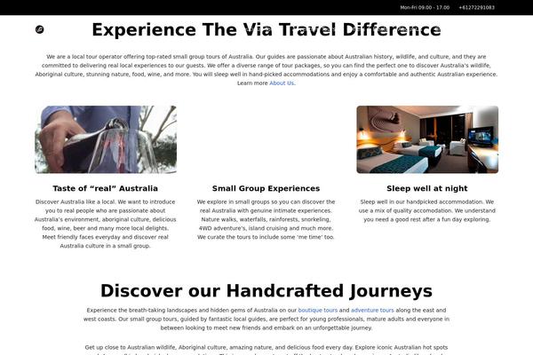 Grandtour theme site design template sample
