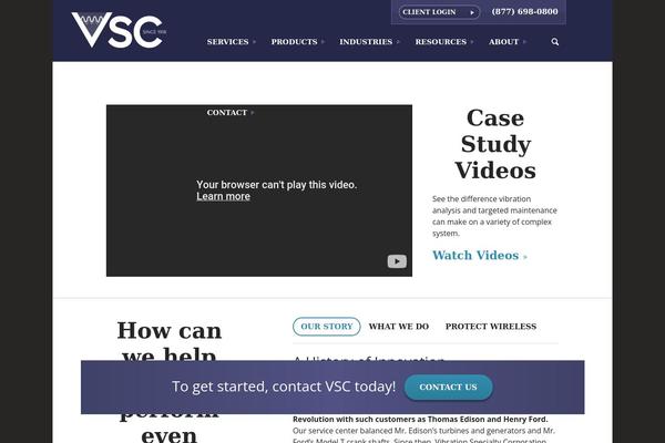 Vsc theme site design template sample