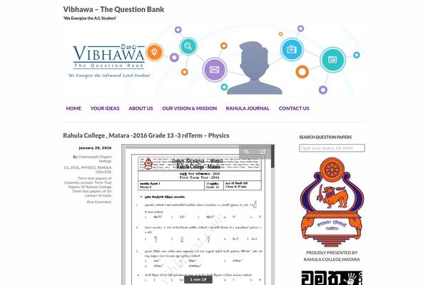 vibhawa.com site used Frank Master