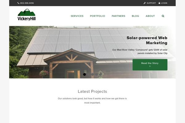 WordPress website example screenshot