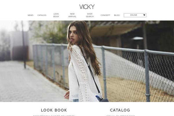 vicky.co.jp site used Vicky