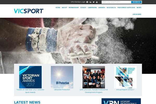 vicsport.asn.au site used Vicsport