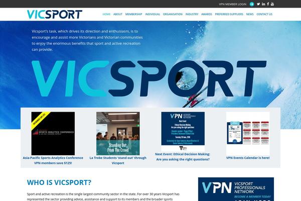 vicsport.com.au site used Vicsport