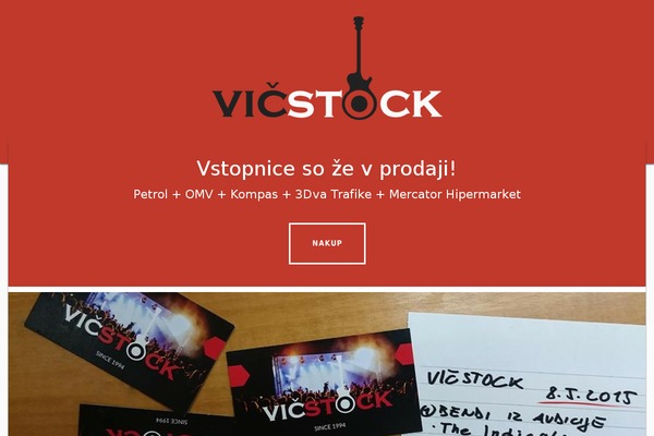 vicstock.si site used Vicstock