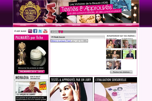 victoiresdelabeaute.com site used Victoires