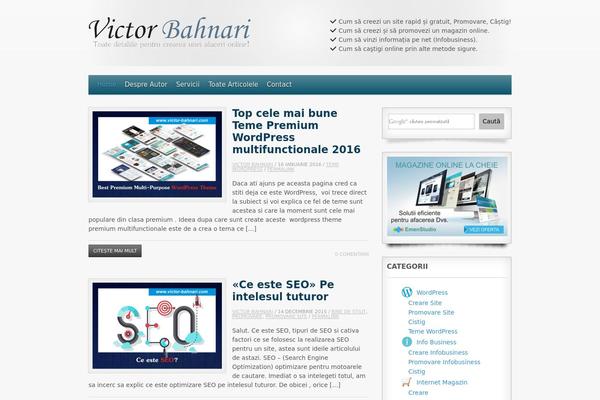 victor-bahnari.com site used Precisio