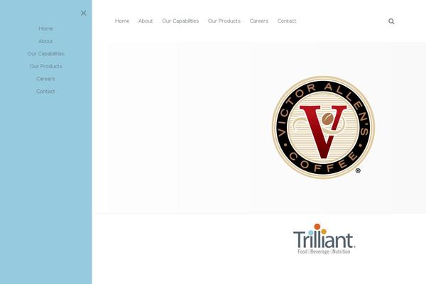 victorallen.com site used Trilliant-food