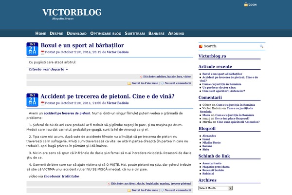 victorblog.ro site used Copyblogger Master