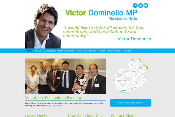 victordominello.com.au site used Blinktheme