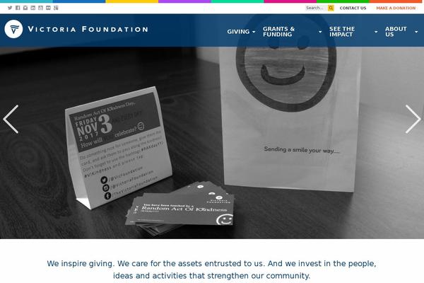 victoriafoundation.bc.ca site used Honeybadger-theme