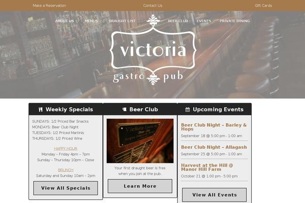 victoriagastropub.com site used Victoria-child