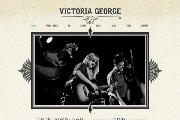 Victoria theme site design template sample