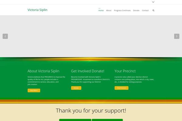 WordPress website example screenshot