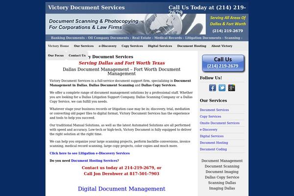 victorydocuments.com site used Themestarta-framework